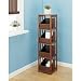 Cocoa Four Shelf Storage Rack in Cocoa