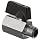 Kingston KMBVM Series Brass Mini Ball Valve, Lever, 1/4" NPT Male x NPT Female
