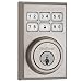 Image of Kwikset Home Connect 910CNT ZW 15 SMT Contemporary SmartCode Deadbolt with Z-Wave Technology, Satin Nickel