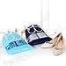 iwill CREATE PRO Household Dust-Proof Shoe Organizer Bags for Boots, High Heel, Drawstring, Transparent Window, Space Saving Storage Bags, Pack of 20 (Sky Blue XL)