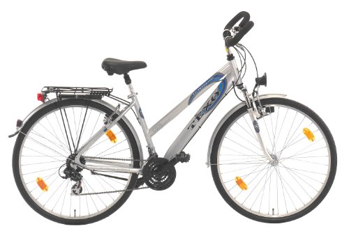 Texo Damen Fahrrad Trekking Alu, stratosilber, Rahmenh&ouml;he: 45 cm, Reifengr&ouml;&szlig;e: 28 Zoll (71 Preisvergleich
