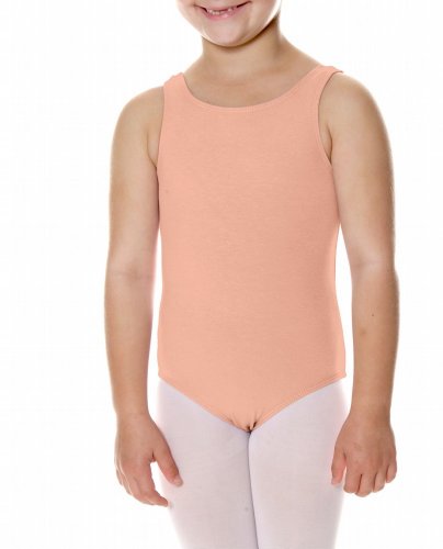 Danskin Girls 7-16 Butterfly Back Tank Leotard - Theatrical Pink - Medium