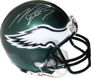 Michael Vick Autographed/Hand Signed Philadelphia Eagles Replica Mini Helmet- Vick/PSA Holograms
