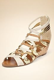 Limited Collection Open Toe Gladiator Wedge Shoes