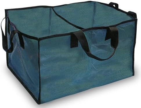 BetterBasket BB2-Teal Green Two-Compartment Mesh Laundry & Utility Basket