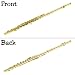 Musical Instruments : Cecilio Gold Plated Sandblast Flute w/ Case and Accessories