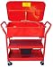 Mobile 20 Gallon Parts Washer Cart Pump Drying Shelf 3