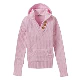 Girls' Cherokee Long-Sleeve Cable Knit Sweater - Pink