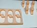 PediFix 3-Layer Toe Separators Medium 6/Pack