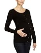 MAMALICIOUS Damen Umstandsmode Pullover/ Strickjacke, 13072454, Gr. 36 (S) Schwarz (CAVIAR)