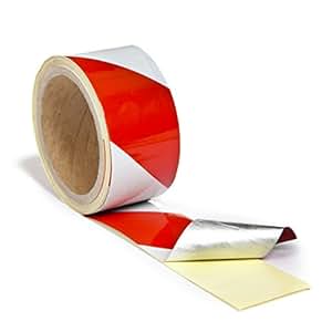 Nastro Catarifrangente Autoadesivo Rosso 5cm X 3m - Sicurezza Per Auto, Moto, Caschi E Abbigliamento - Foto 3