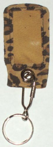 Supple Leather Remote Control Cover/Case for certain Viper Python Clifford and many Infinity Toyota Dodge Chrysler, Nissan &amp; Jeep (Leopard)