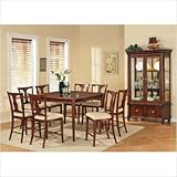 Kennedy Counter Height Dining Table in Multi-Step Rich Cherry