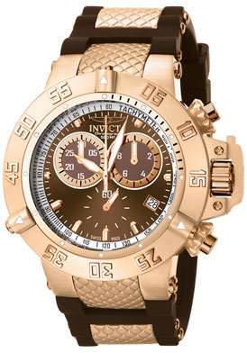 Invicta Men's 5510 Subaqua Collection Rose Gold-Tone Chronograph Watch