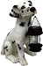 Dalmation Dog With Lantern Solar Light