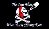 Pirate Time Flies When Your Having Rum Flag - 3 foot by 5 foot Polyester (NEW)