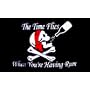 Pirate "Time Flies" Flag: 3x5 foot Poly