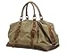 Blueblue Sky Oversized Leather Canvas Casual Travel Tote Luggage Duffel Handbag#831