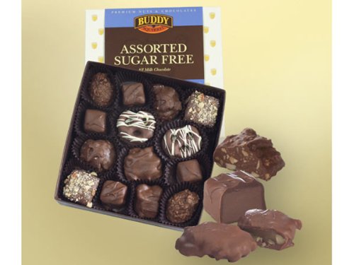 Assorted Sugar Free Milk Chocolate Gift Box, 16 oz. by Wisconsinmade