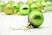 AMS Shatterproof Clear Plastic Christmas Ball Ornaments Decorative Xmas Balls Baubles Set with Christmas Trees Decorations (6cm Green)