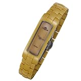 Oniss #ON8045-L Women's Ceramica Amor Collection Petite Yellow Ceramic Watch