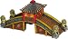 Exotic Environments Oriental Garden Bridge Aquarium Ornament