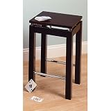 Linea Kitchen Stool with Chrome Accent