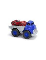 Green Toys Flatbed Truck and Race Car