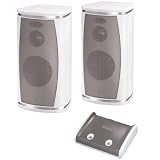 Zoom Produkt-Bild: Vivanco CHS 5000 Digitales Indoor Funk-Aktiv-Lautsprecher-Set (2,4 GHz &Uuml;bertragungsfrequenz) wei&szlig;
