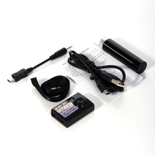 5mp Hd Smallest Mini Dv Spy Hidden Digital Camera Recorder Camcorder Webcam DVR (Black)