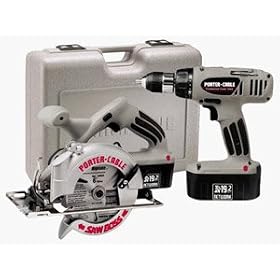 Factory-Reconditioned Porter-Cable 9884CSR 19.2-Volt Ni-Cad Cordless 2-Tool Combo Kit