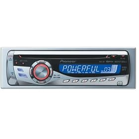 Pioneer DEH-P40MP MP3/WMA/WAV AUX IN CD RDS TUNER, WHITE/BLUE DISP, RED BUTTON ILLUMINATION