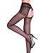 Open Crotch Sexy Silk Stocking Lace Socks Pantyhose Thigh High Crotchless (M)
