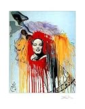 Marilyn (Giclee Ed 175) by Salvador Dali. size: 19 inches width by 24 inches height. Art Poster Print