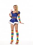 5Pc Sexy Rainbow Brite Starburst Girl Rainbow Brite Halloween Costume