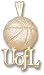 Louisville Cardinals Solid 10K Gold ''U OF L'' Basketball Pendant