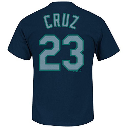 Nelson Cruz Seattle Mariners Authentic Font Majestic Name and Number