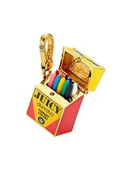 Juicy Couture - Colorful Crayon Box - Gold Plated Charm