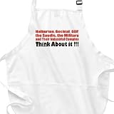 Think about it - Politics and Elections BBQ Apron