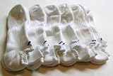 Nike Mens Performance Moisture Wicking No Show Socks 6 Pair Shoe Size: 8 12 White 412Ldkg7 4L. SL160 Nike Mens Performance Moisture Wicking No Show Socks 6 Pair Shoe Size: 8 12 White