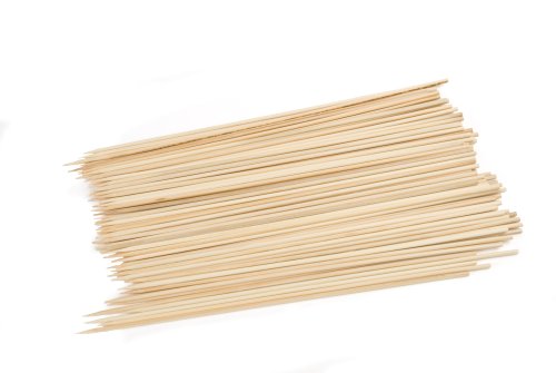 Charcoal Companion 10-Inch Bamboo Grilling Kabob Skewers, Package of 100