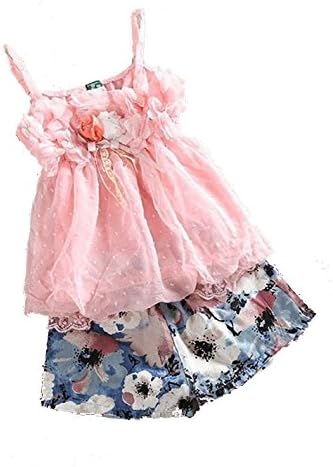 Ella Closets Girls Tank Tops and Shorts Summer Set