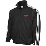 Chicago Bull Jackets : adidas Chicago Bull Black Full Zip Track Jacket