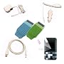 Fosmon� Starter Kit for Creative Zen Mozaic 8Gb / 16Gb ( with Home Charger, Car Charger, USB Hotsync Charge Cable, Screen Protector, 2 pcs Protective Beanie Caps Socks )