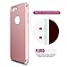 AnsTOP iPhone 7 Plus Case, 3 in 1 Ultra Thin and Slim Anti-Scratch Protective Hard Case Coated Non Slip Matte Surface with Electroplate Frame for Apple iPhone 7 Plus-Rose Gold
