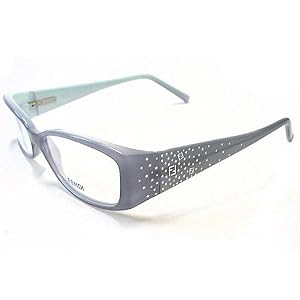 Fendi Cold Insert F816 Eyeglasses Silver Blue 058 Optical Frame