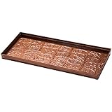 Hammered Coppper Owl Metal Boot Tray