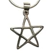Pentagram Sterling Silver Pendant with Sterling Silver Chain