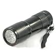 9 LED 400 nM UV Ultra Violet Blacklight Flashlight 3AAA, 7301UV400