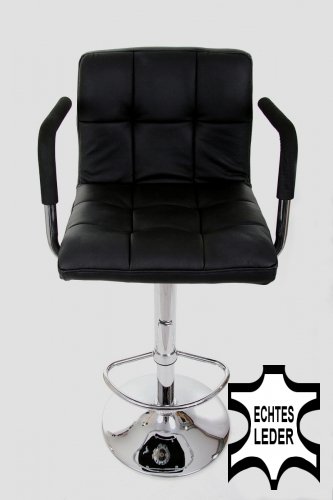 Design Barhocker schwarz ECHT